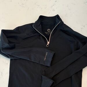 Temteq Black Winter Quarter-Zip Riding Top
